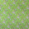 Italian floral overprinted jacquard cotton woven - jasmine green 1.5 yd