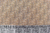 Mandala 'mosaic' textured jacquard woven - khaki/dusty blue 1.75 yds