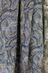 Mandala 'mosaic' textured jacquard woven - marine/smokey blue 2 yd