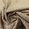 yarn dyed 'cubic complex' jacquard knit - camel/ivory 1.75 yd