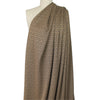 yarn dyed 'cubic complex' jacquard knit - camel/ivory 1.875 yd