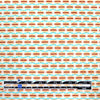 Italian 'bits and dashes' jacquard suiting - sky/almond 1.625 yd