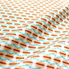 Italian 'bits and dashes' jacquard suiting - sky/almond 1.625 yd