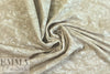 French lt. khaki/white textured floral 2-ply jacquard knit