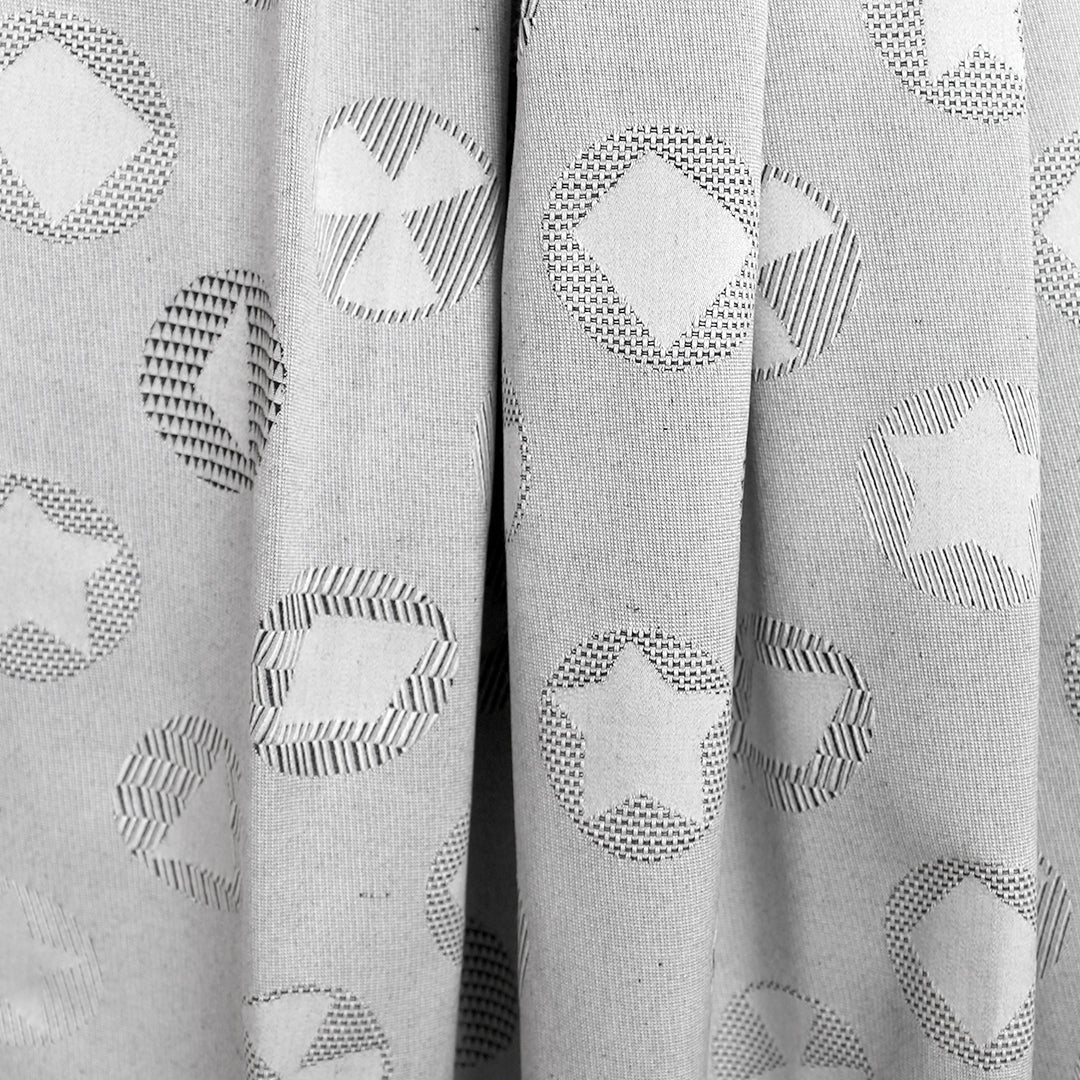 Fend! 'steel symbols' cotton jacquard suiting 1.5 yds