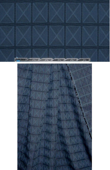 The Row dressweight diamond jacquard - navy