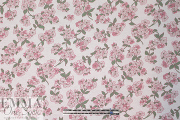 famous designer floral jacquard doubleknit - mauve/sage