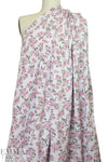 famous designer floral jacquard doubleknit - mauve/sage
