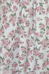 famous designer floral jacquard doubleknit - mauve/sage 1.375 yd