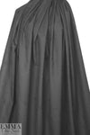 French cotton blend jacquard - black on black 2.125 yd