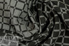 NY designer reversible textured jacquard - blk/gray grid