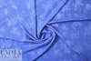 Derek L@m polyester jacquard floral - french blue