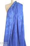 Derek L@m polyester jacquard floral - french blue