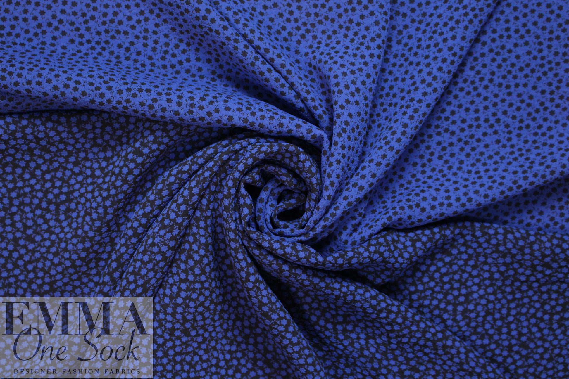 NY designer reversible jacquard - black/cobalt