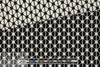NY designer reversible vertical stretch jacquard - blk/wht .875 yds