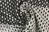 NY designer reversible vertical stretch jacquard - blk/wht