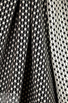 NY designer reversible vertical stretch jacquard - blk/wht