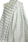 The0ry black/white cotton diamond clipped weave 1.875 yd