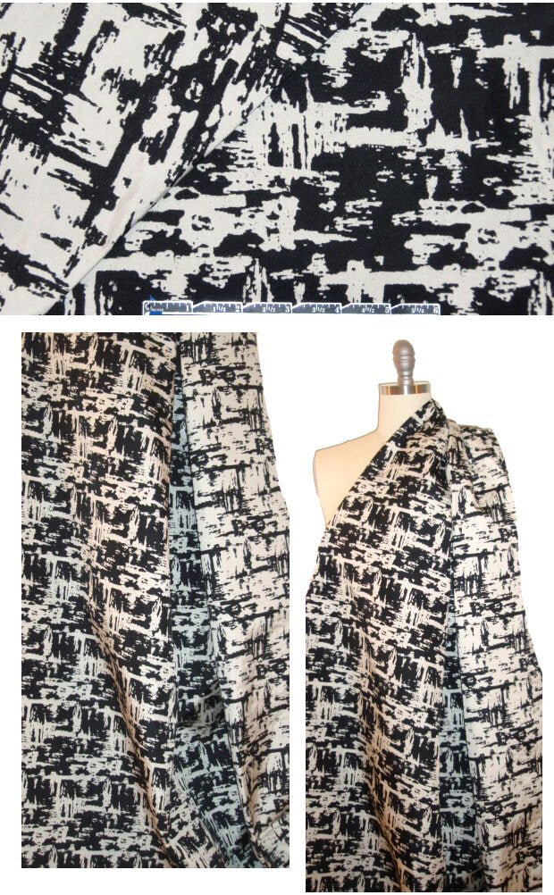 0scar hatchy abstract jacquard brocade