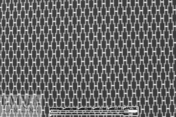 Italian reversible stretch jacquard - black/gray graphic