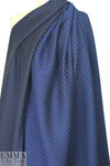 CA designer blue/black double diamond jacquard