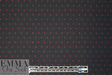 Trin@ Turk cotton blend 4-way stretch jacquard - black/red