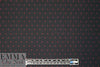 Trin@ Turk cotton blend 4-way stretch jacquard - black/red .875 yds