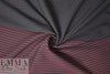 Trin@ Turk cotton blend 4-way stretch jacquard - black/red