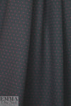 Trin@ Turk cotton blend 4-way stretch jacquard - black/red 2 yds