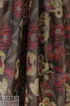 Italian floral embroidered-look jacquard brocade 1.75 yd