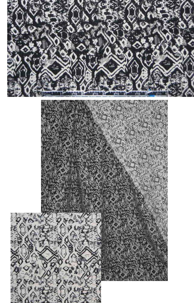 reversible graphic whimsy stretch jacquard 2 yd