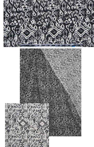 reversible graphic whimsy stretch jacquard 2 yd