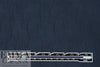 organic cotton GOTS leaf jacquard sweater knit - indigo 1.5 yds