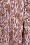 organic cotton GOTS bark jacquard knit - dusty brown/lilac 1.75 yd