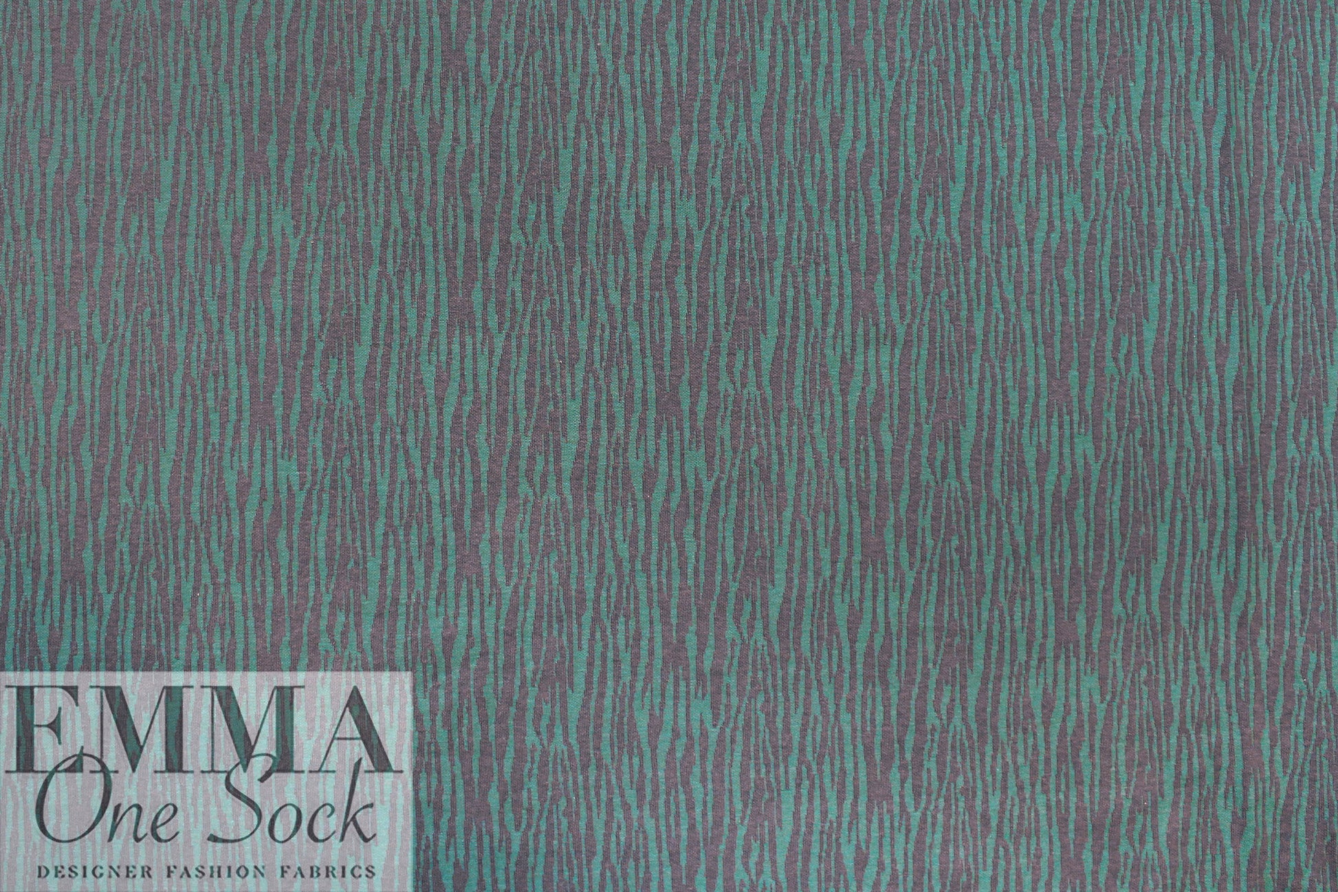 organic cotton GOTS bark jacquard knit - cool green/gray 1.25 yds