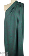 organic cotton GOTS bark jacquard knit - cool green/gray 1.33 yd