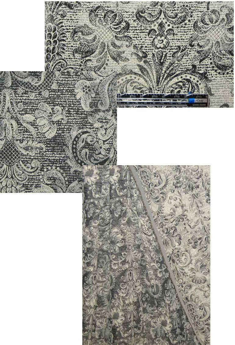 NY designer scroll design dressweight jacquard 1.875 yd
