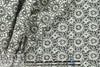 Italian cotton stylized flowers reversible jacquard 1.25 yds