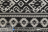 French cotton blend jacquard knit - b/w fairisle