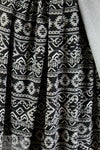 French cotton blend jacquard knit - b/w fairisle