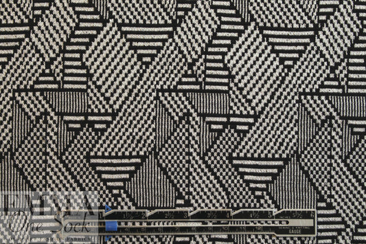 French jacquard doubleknit - graphic shapes 2 yd