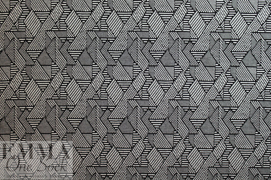 French jacquard doubleknit - graphic shapes 2 yd