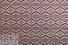 French cotton blend jacquard knit - red/b/w fairisle 2 yds