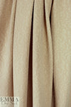 French scroll graphic textured jacquard knit - beige .75 yds