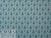 French gazebo design jacquard stretch woven - lagoon 1.75 yd