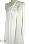 French shell graphic textured jacquard knit - creamy white 1.5 yds