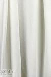French shell graphic textured jacquard knit - creamy white 1.5 yds