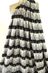 'domino' yarn dye jacquard knit - black/white 1.66 yd