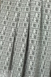 'twizzler' yarn dye jacquard knit - white/black .875 yds