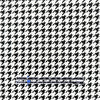 yarn-dyed cotton blend houndstooth jacquard knit - black/white .5 yds